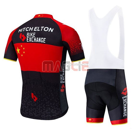 Maglia Mitchelton Scott Campione Cina Manica Corta 2020